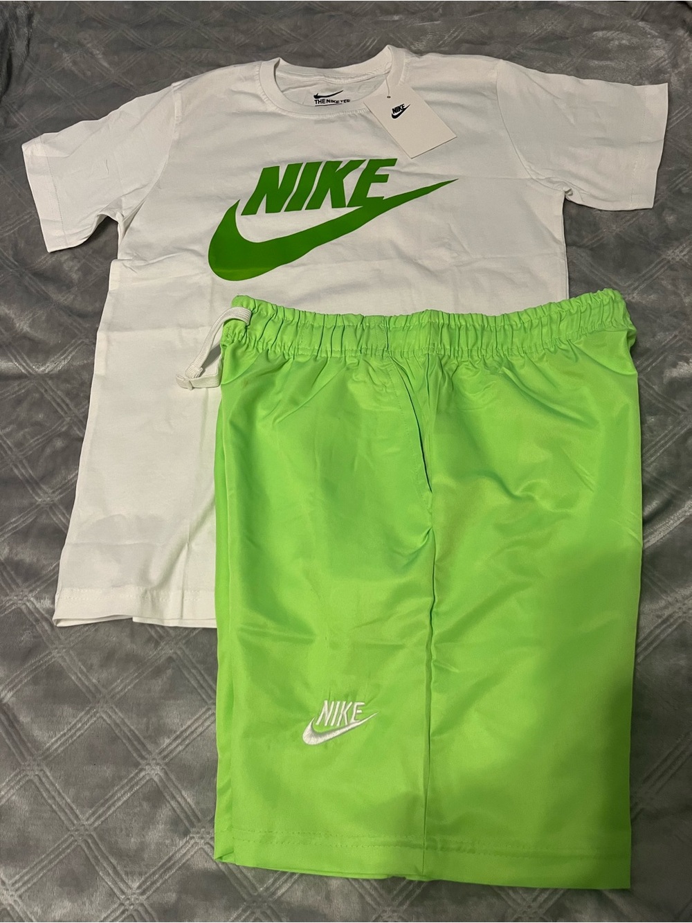 Boys Nike shirt and short set